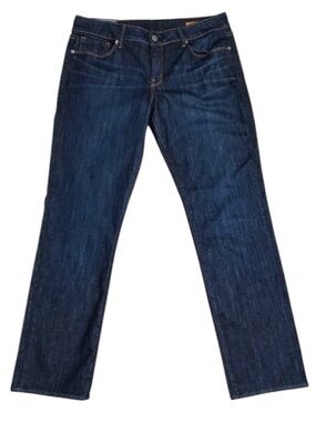 NWT Sebastian McCall Straight Leg Jeans Size 32 Dark Wash Stretch USA